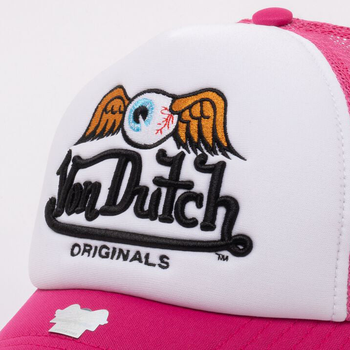 Von Dutch - Baker - Trucker/Snapback - White/Pink