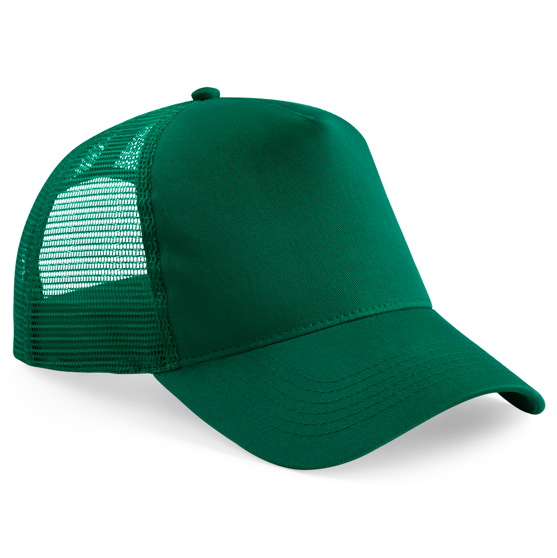 Beechfield - Trucker 5 Panel - Trucker/Snapback - Bottle Green