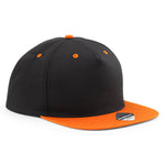 Beechfield - 5 Panel Contrast - Snapback - Black/Orange