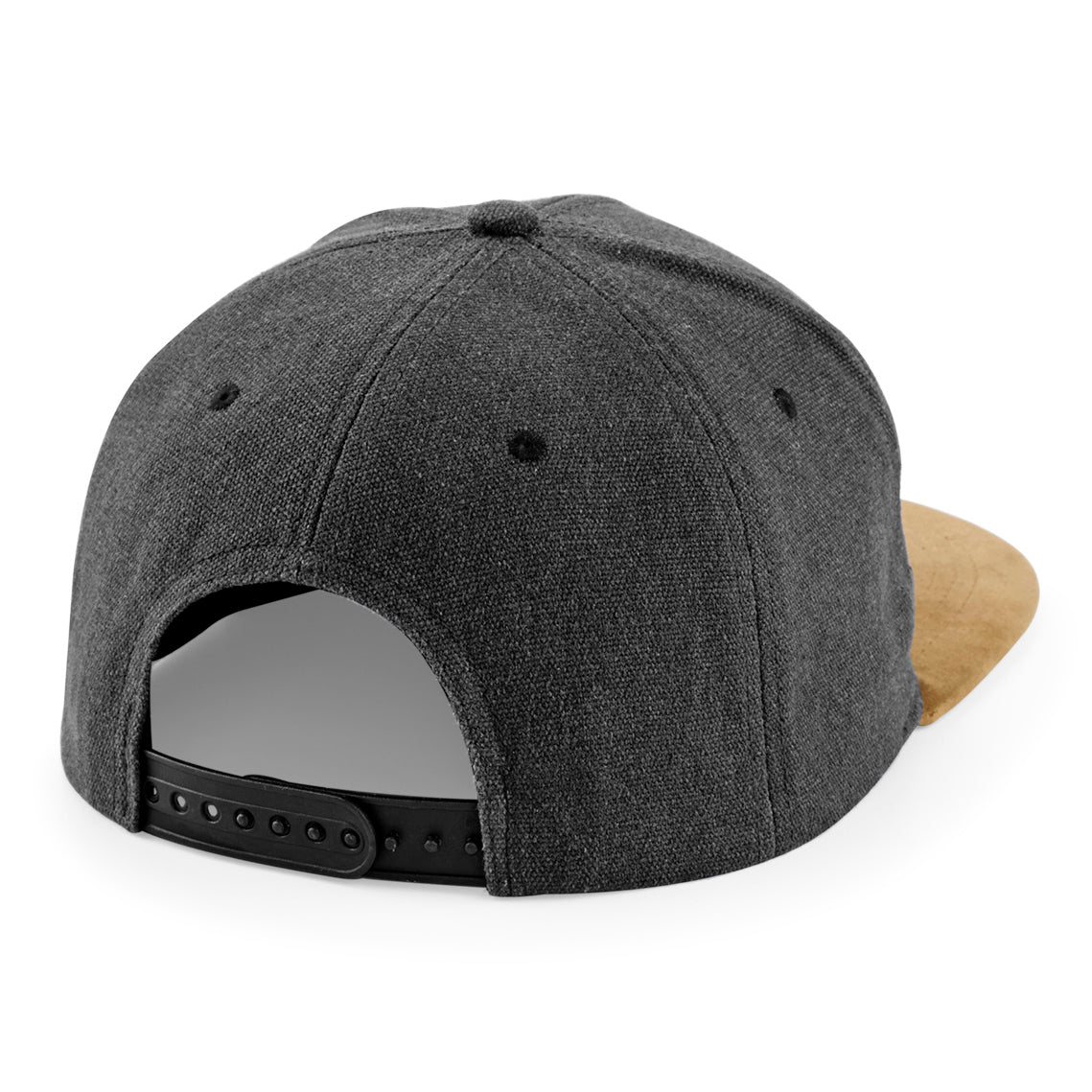 Beechfield - Suede Peak - Snapback - Vintage Black