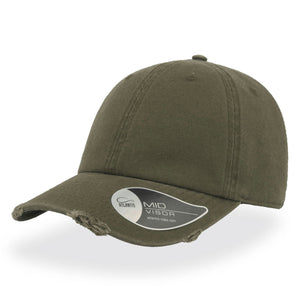 Atlantis - Dad Hat Destroyed - Adjustable - Olive