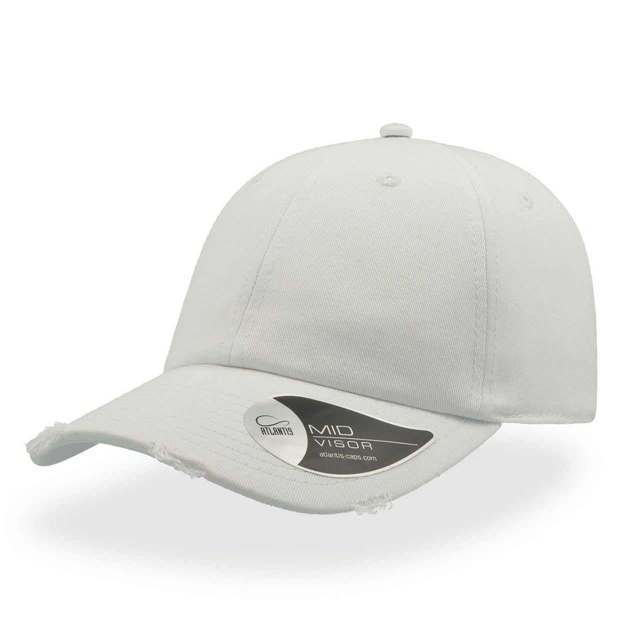 Atlantis - Dad Hat Destroyed - Adjustable - White