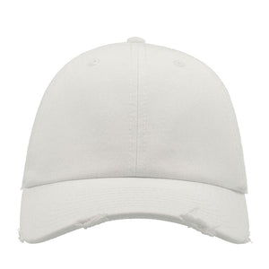 Atlantis - Dad Hat Destroyed - Adjustable - White