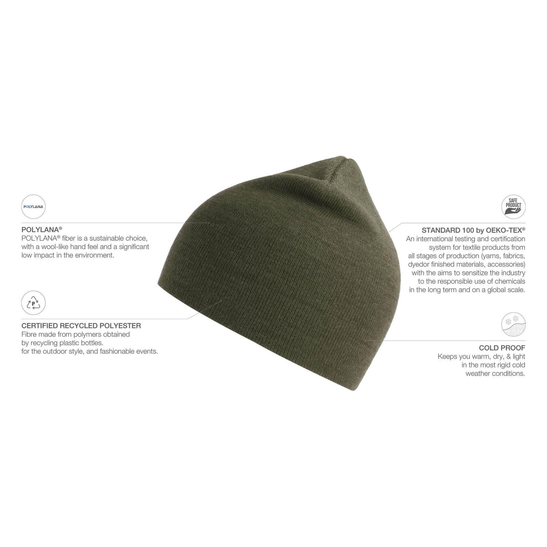 Atlantis - Holly - Beanie - Olive