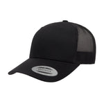 Yupoong - Trucker 6 Panel - Snapback - Black