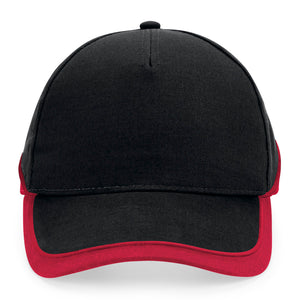 Beechfield - Teamwear Competetion Cap - Adjustable - Black/Classic