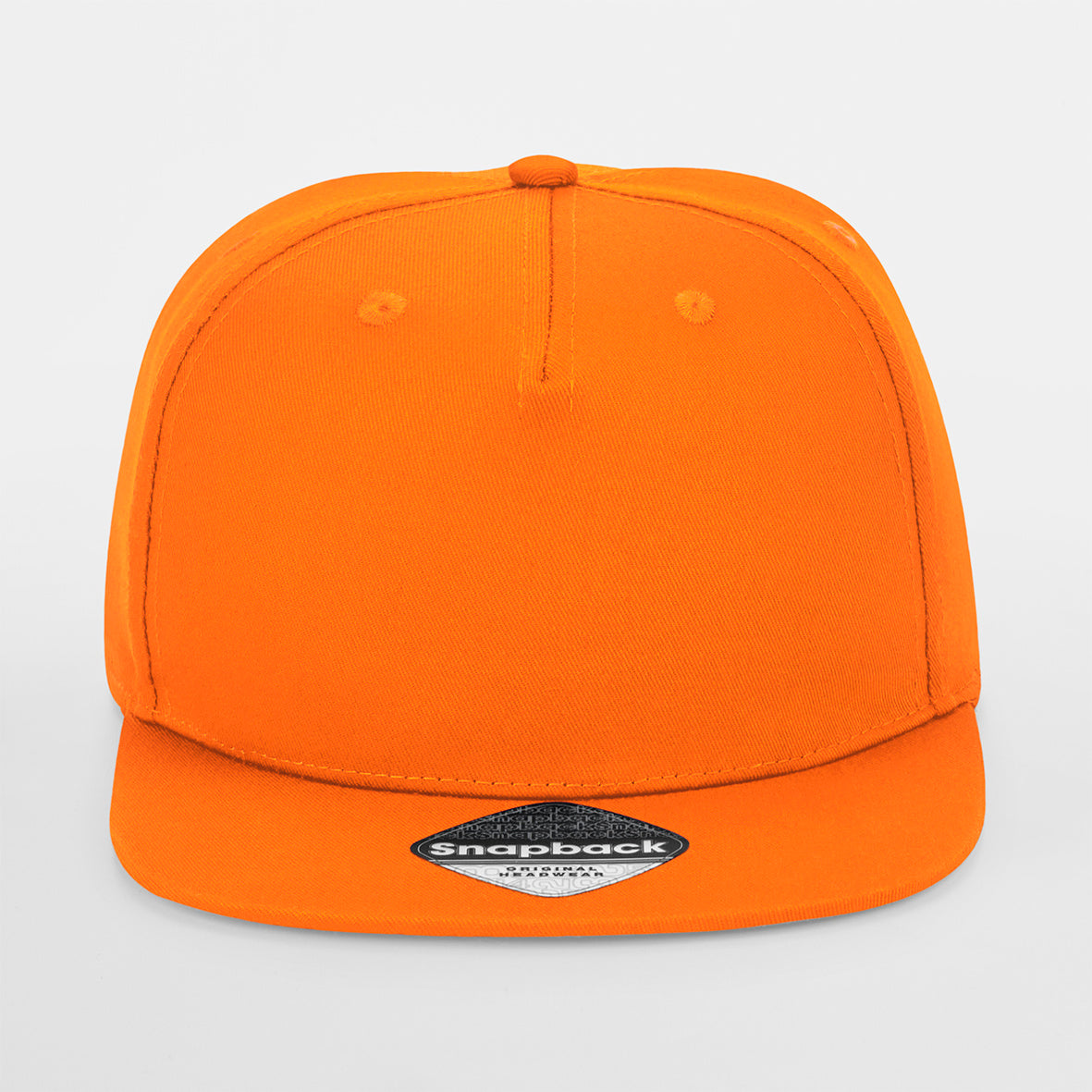 Beechfield - 5 Panel Rapper Cap - Snapback - Orange