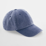 Beechfield - Low Profile Vintage Cap - Adjustable - Vintage Denim