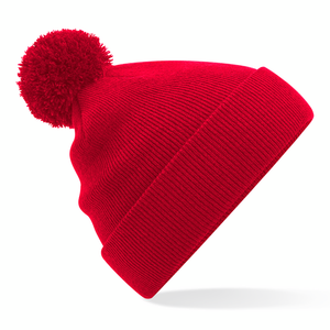 Beechfield - Junior Original Pom Pom - Beanie - Classic Red