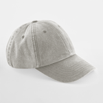 Beechfield - Low Profile Vintage Cap - Adjustable - Vintage Grey