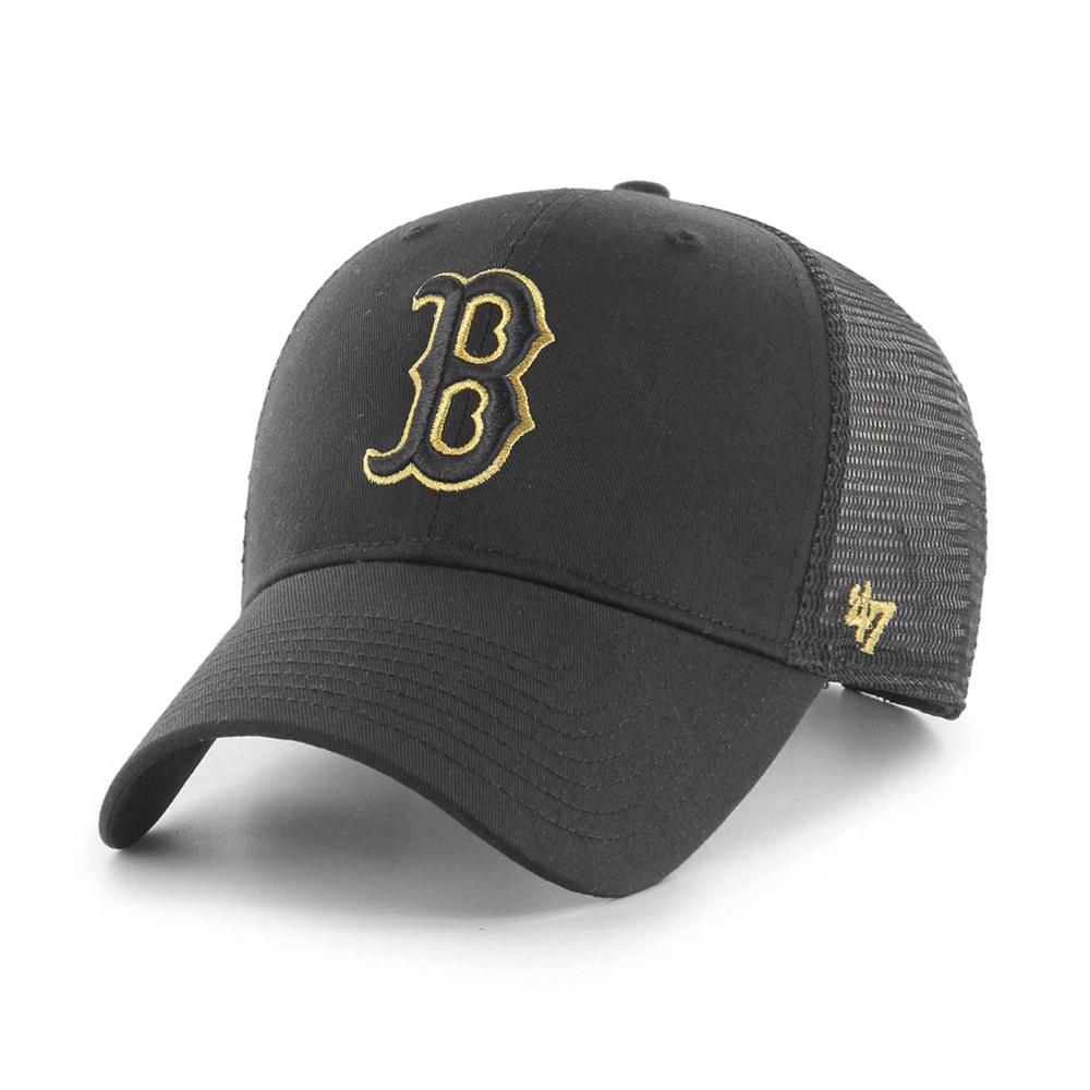 47 Brand - Boston Red Sox MVP Branson Metalic - Trucker/Snapback - Black