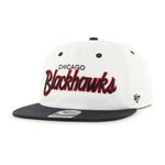 47 Brand - Chicago Blackhawks HVIN Captain RT - Snapback - White/Black