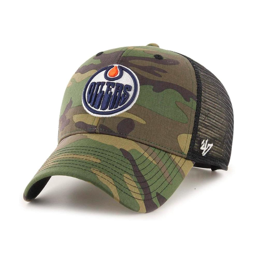 47 Brand - Edmonton Oilers MVP Branson - Trucker/Snapback - Camo