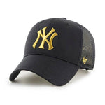 47 Brand - NY Yankees MVP Branson Metallic - Trucker/Snapback - Black/Gold