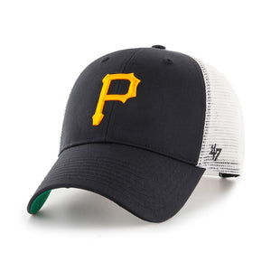 47 Brand - Pittsburgh Pirates MVP Branson - Trucker/Snapback - Black/White