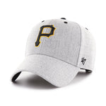47 Brand - Pittsburgh Pirates MVP Storm Cloud - Adjustable - Charcoal/Black