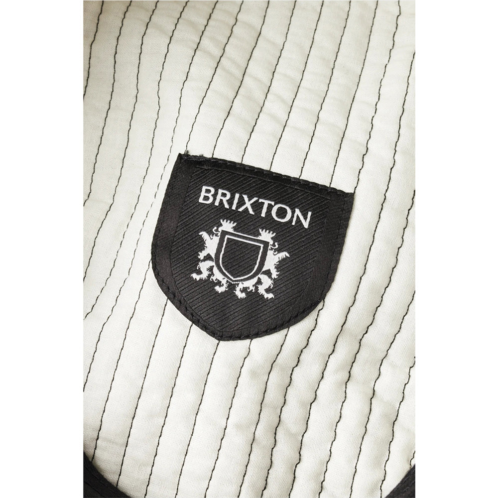 Brixton - Brood Snap Cap - Sixpence/Flat Cap - Black