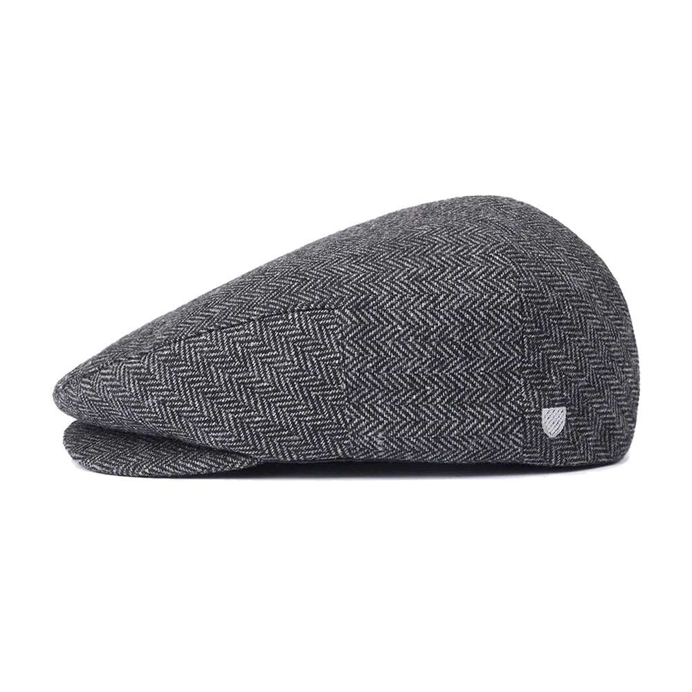 Brixton - Hooligan Snap Cap - Flat Cap - Grey/Black