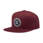 Brixton - Oath III - Snapback - Mahogany