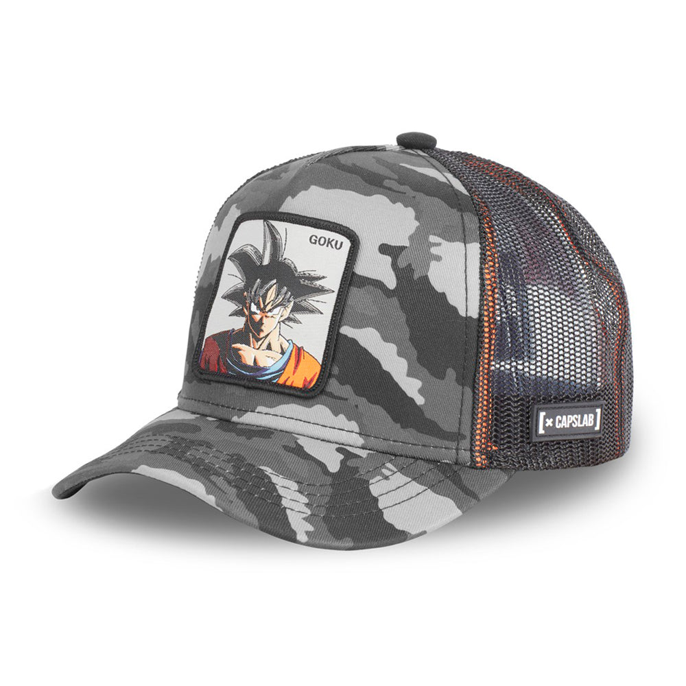 Capslab - Dragon Ball Goku - Trucker/Snapback - Camo/Black