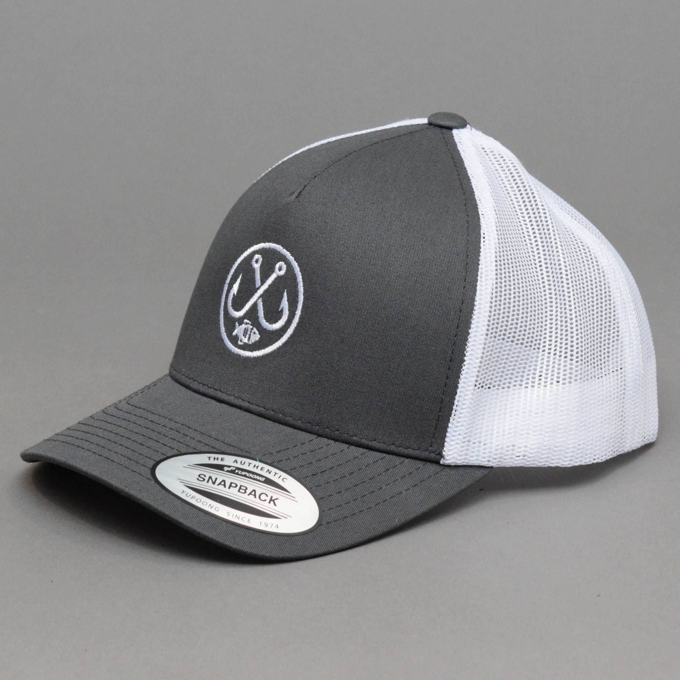 Ideal - Fishing Badge - Trucker/Snapback - Grey/White