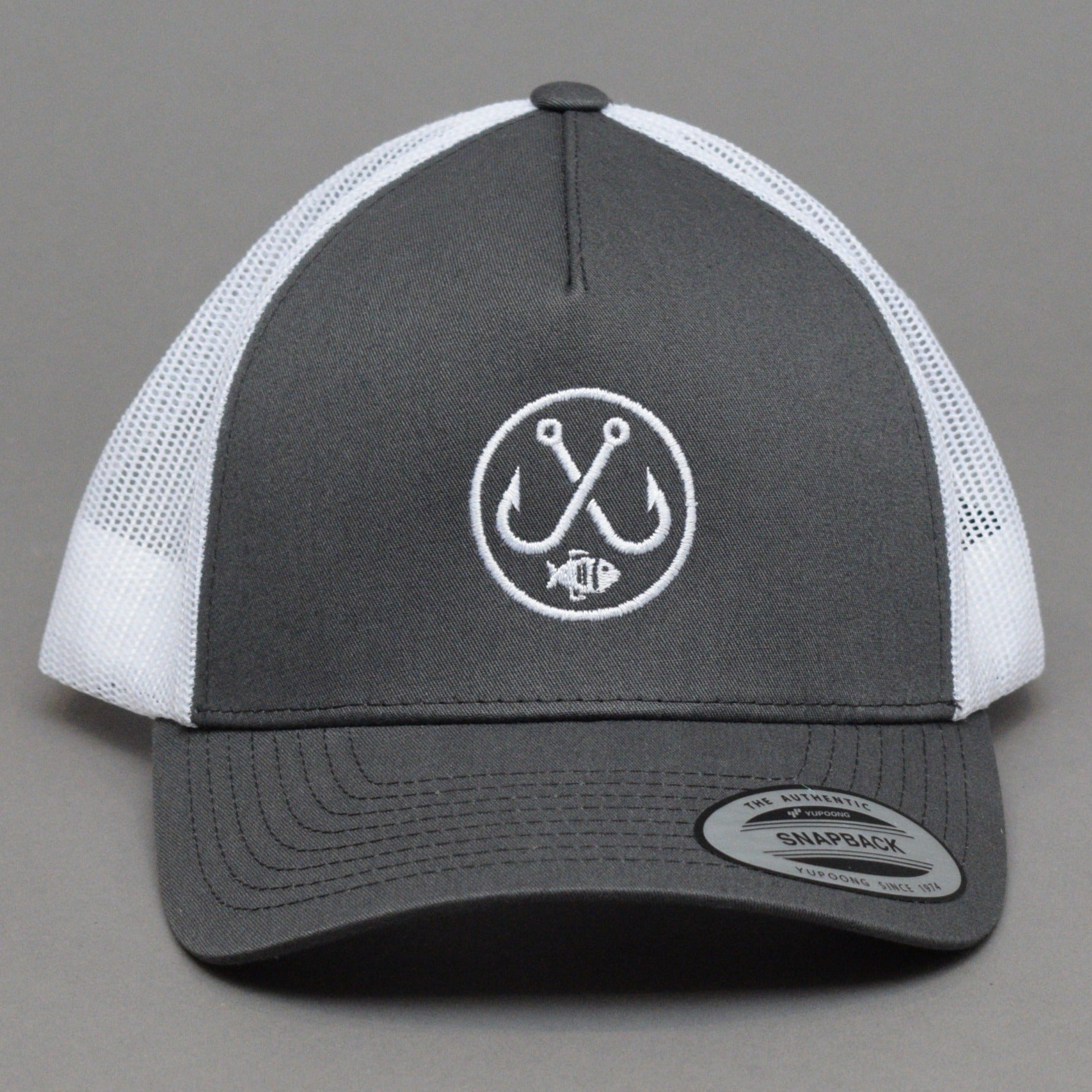 Ideal - Fishing Badge - Trucker/Snapback - Grey/White