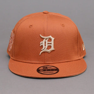 New Era - Detroit Tigers 9Fifty Side Patch Medium - Snapback - Medium Brown/Beige