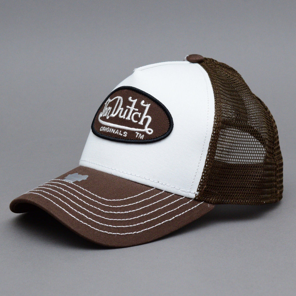 Von Dutch - Boston - Trucker/Snapback - White/Brown