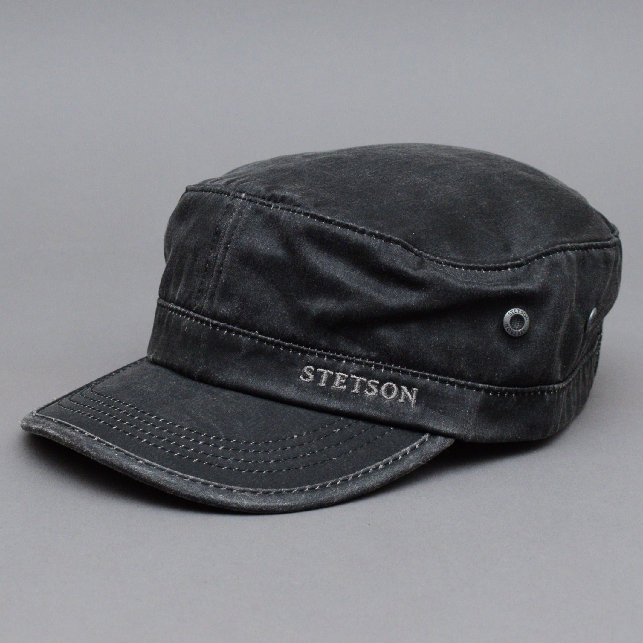 Stetson - Army Cap CO/PE - Adjustable - Black