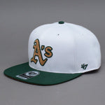 47 Brand - Oakland Athletics Corkscrew Captain - Snapback - White/Green