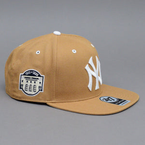 47 Brand - NY Yankees Replica Sure Shot Captain - Snapback - Camel/White