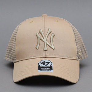 47 Brand - NY Yankees MVP Branson - Trucker/Snapback - Khaki/Khaki