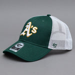 47 Brand - Oakland Athletics MVP Branson - Trucker/Snapback - Dark Green/White