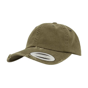 Yupoong - Dad Cap Special - Adjustable - Olive Destroyed