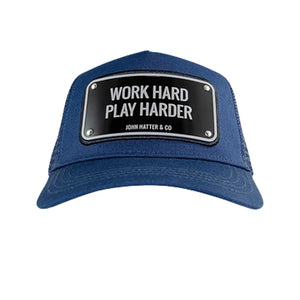 John Hatter - Work Hard Play Harder - Trucker/Snapback - Navy