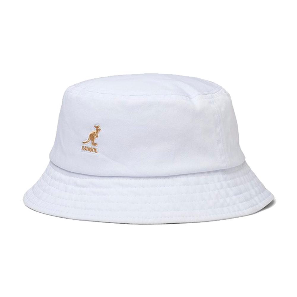 Kangol - Washed - Bucket Hat - White