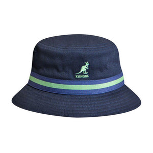 Kangol - Stripe Lahinch - Bucket Hat - Navy