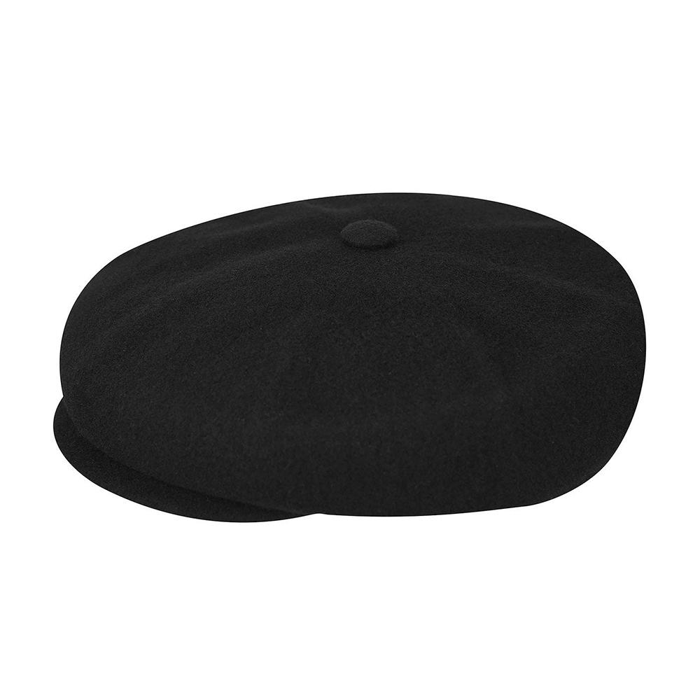 Kangol - Wool Hawker - Sixpence/Flat Caps - Black