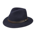 Lierys - Sargent Traveller Wool Hat - Fedora - Navy