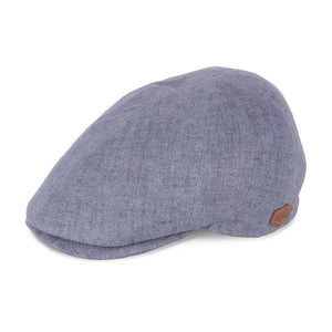 MJM Hats - Broker - Sixpence/Flat Cap - Grey