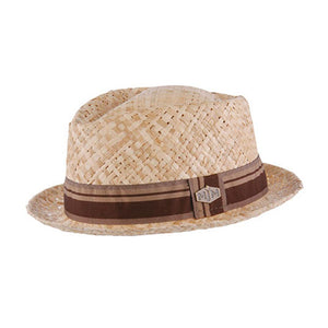 MJM Hats - Elmer Raffia - Straw Hat - Natural