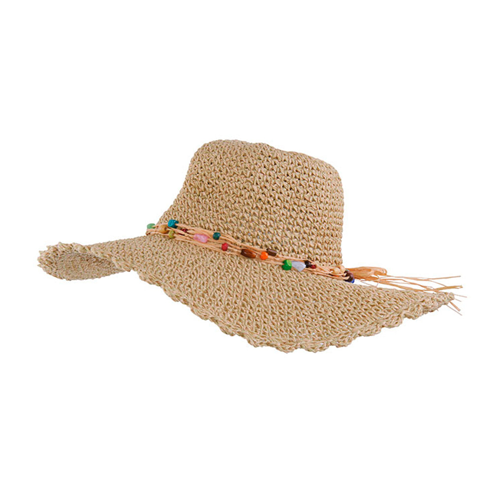 MJM Hats - Juan W Paper - Straw Hat - Natural