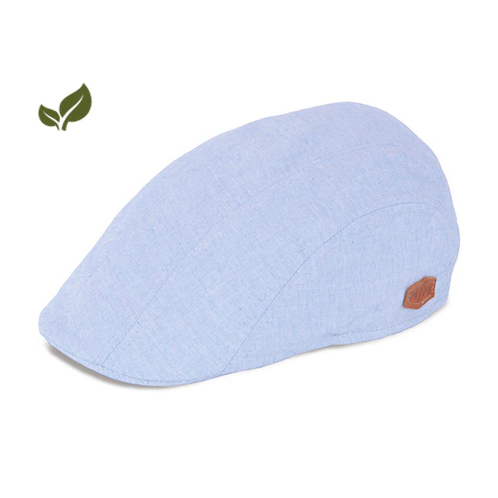 MJM Hats - Maddy Organic Cotton - Sixpence/Flat Cap - Blue
