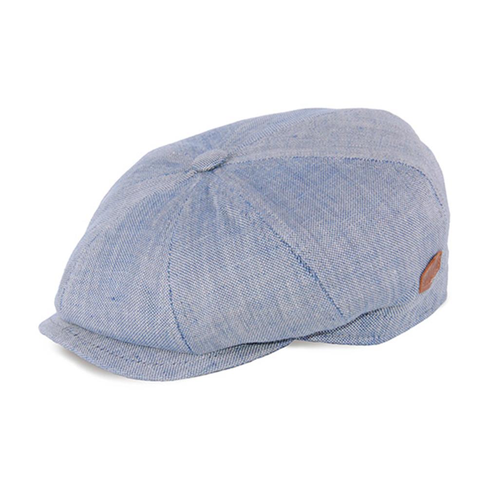 MJM Hats - Montreal Organic Linen - Sixpence/Flat Cap - Blue