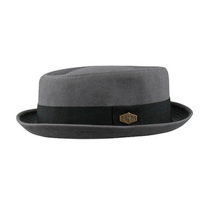 MJM Hats - Popeye - Fedora - Grey/Black
