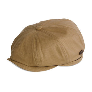 MJM Hats - Slub 58042 - Sixpence/Flat Cap - Olive