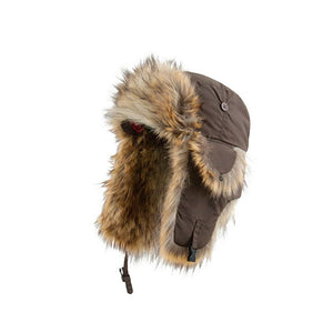 MJM Hats - TH1108 W - Trapper - Brown/Natural Raccoon