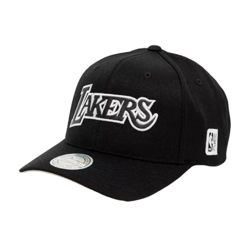 Mitchell & Ness - LA Lakers 110 Outline - Snapback - Black/White