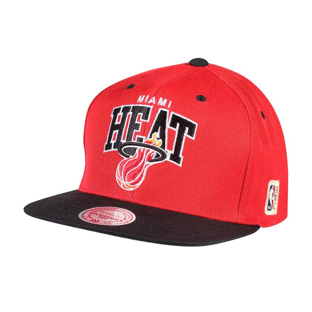 Mitchell & Ness - Miami Heat - Snapback - Red/Black