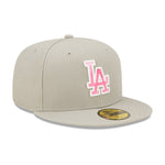 New Era - LA Dodgers 59Fifty Mothers Day -  Fitted - Grey/Pink
